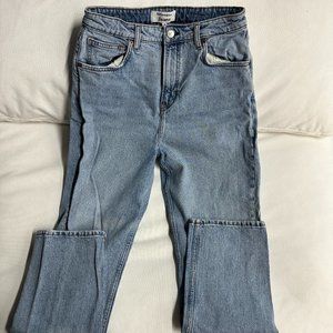 Reformation Liza Ultra High Rise Straight Jeans